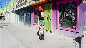 Tiny teen 18+ Public Masturbation