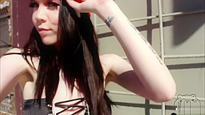 Tiny teen 18+ Public Masturbation
