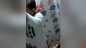 Today Exclusive- Desi Boudi Bathing 1