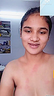 Today Exclusive- Hot Look Desi Girl Showing Her Boobs And Pussy