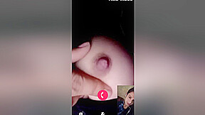 Today Exclusive- Sexy Bihari Girl Showing Her Boobs On Video Call 1