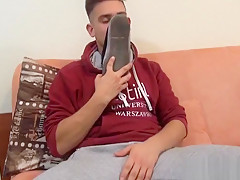 Toe sucking solo stud