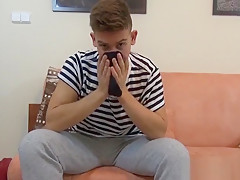 Toe sucking solo stud
