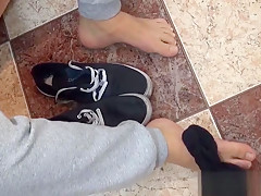 Toe sucking solo stud