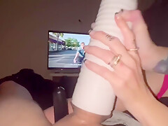 Toy Test - She Uses Max 2 On Me With A Little Help From Domi Lovense 3 9 Would Cum