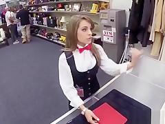 Toy inside dick first time Card dealer cashes in that pussy!