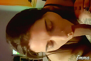 Trans Girl Giving Blowjob And Getting Milk In Her Mouth - Complete Of/emmaink13