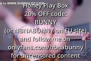Trans Porn Trans Girl Dripping Precum Fucked From Behind By A Fuck Machine Dildo From Honeyplaybox