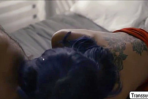 Transbabe Foxxy Finally Receives Bunch-sex By Men Bigcock In Doggystyle