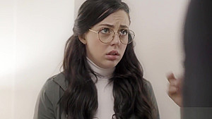 Troubled brunette virgin teen 18+ fucked by a social worker