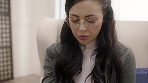 Troubled brunette virgin teen 18+ fucked by a social worker