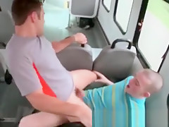 Twink banging his cock in a straight guys ass