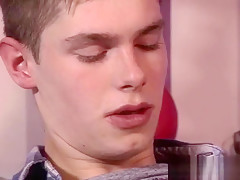 Twink boyfriends enjoy cock sucking and hard anal pounding