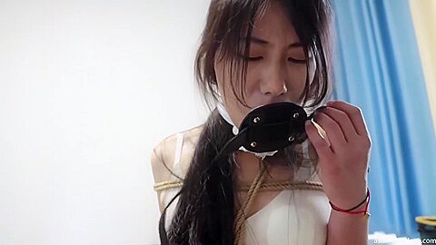 Two Chinese Girls Bondage