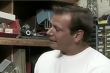 Two Girl Blowjob in the Backroom