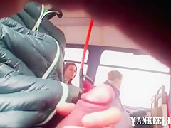 Two Girls Watch Bus Flasher