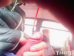 Two Girls Watch Bus Flasher
