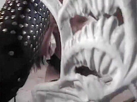 Two Horny Lesbians Rub Pussies Together And Use Dildo
