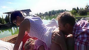 Two Slutty teens 18+ Toyed And Anal Reamed By Roccos Huge Dick
