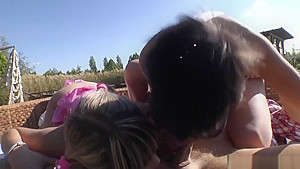 Two Slutty teens 18+ Toyed And Anal Reamed By Roccos Huge Dick
