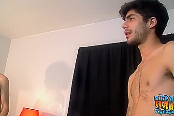 Two Straighties Are Wanking Their Cocks While Talking