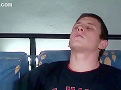Two cute gay boys take turns swallowing stiff rods