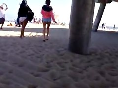 Two girls at beach