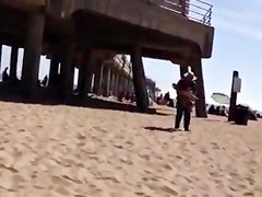 Two girls at beach