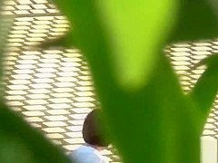 Two girls get caught pissing and filming each other outside