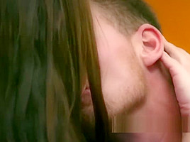 Two guys and a very horny chick engage in a hot threesome