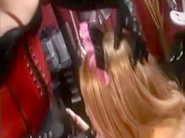 Two hot babes in a pretty kinky femdom video