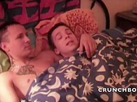 Two innocent twinks fuck in my bed - CrunchBoy