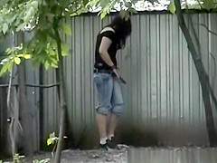 Two teen 18+ caught by peeing