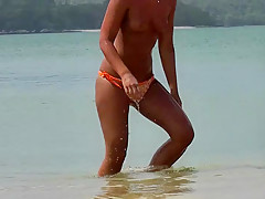 Two topless Swedish - BeachJerk