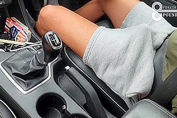 Uber Ride Ends With A Hard Fuck At The Service Station