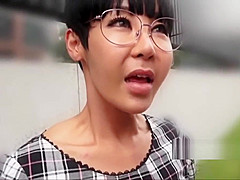 Ugly Korean MILF with Glasses in Japan