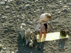 Ukrainians have a hardcore sex on the nudist beach