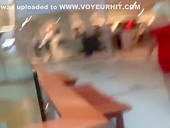 Upskirt of an attention whore