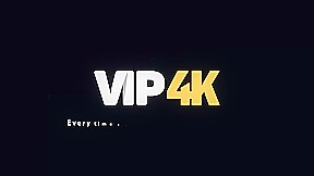 VIP4K  Blonde gets small pinkish pussy covered and filled with sperm