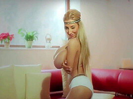 Venera Massive Tits Headband Blonde