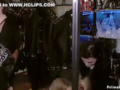 Very Busty Bombshells Made To Crawl In Public - Layla Pryce And Manu Magnum