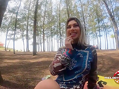 Very Daring Naughty Blonde On The Beach Playing With Her Horny Swollen Pink Pussy! 10 Min