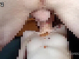 [WET] FIRST DP with PISS 18yo cute baby Sandy Morrison / Emma Evans hardcore anal & DP ROUGH!! [PART 2] - PissVids