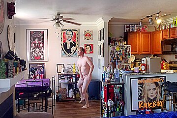Walking Around Naked Gay Home Nudist Video