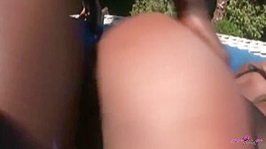 Watching This Gorgeous Black Babe In An Intense Outdoor Action Is Very Arousing And Pleasing