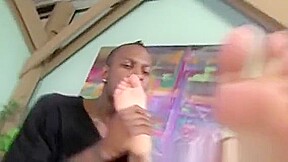 White Feet Jerk Black