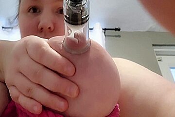 Whitecleverbbw - Tied Breast Nipple Suction With My Mils Coming Out- Jan 16, 2024 6 Min