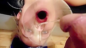 Whores Throat Used As Urinal