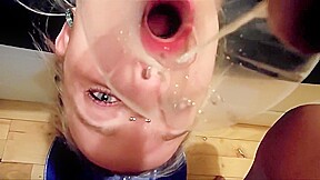 Whores Throat Used As Urinal