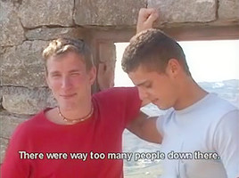 Wicked twinks in a lustful gay threesome